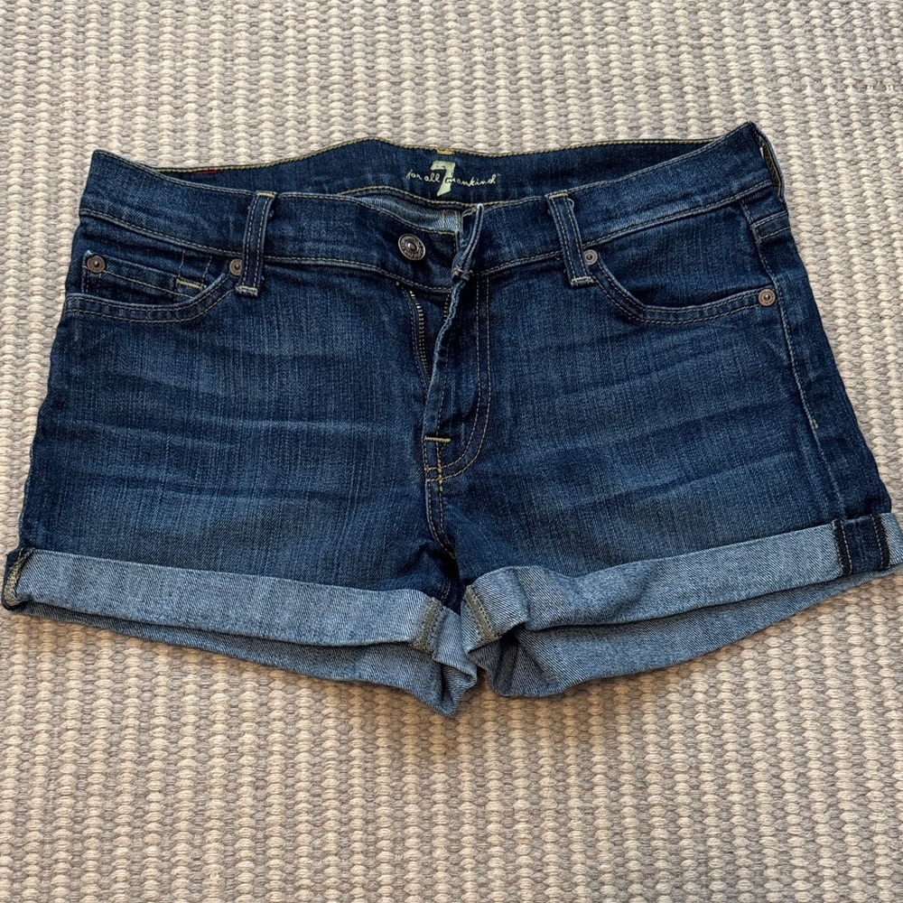 7 For All Mankind Indigo Denim Jeans